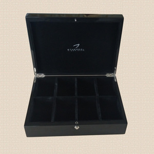 กล่องนาฬิกาไม้ Ethereal Timepieces ขนาด 30x20x8 ซม. ทรงสี่เหลี่ยมผืนผ้า สีดำ สำหรับเก็บนาฬิกา - Product Image 2