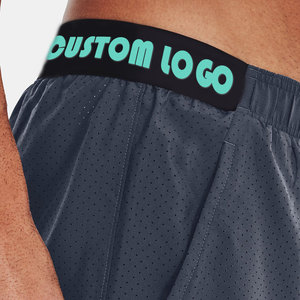 Logotipo personalizado en la cintura Bolsillos de poliéster Split Hem Pour Hommes Sports Active Mens <span class=keywords><strong>Workout</strong></span> Gym Athletic Shorts para hombres - Product Image 6