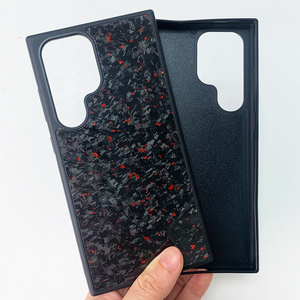 Étui de téléphone en fibre de carbone véritable tendance 2024 pour Samsung S24 Ultra avec des couleurs <span class=keywords><strong>bleu</strong></span>, rouge, or et violet - Product Image 5