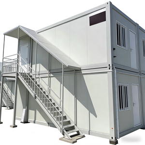 Container House Prefabbricata Smontabile: <span class=keywords><strong>Dimensioni</strong></span> del Telaio in Acciaio per Container Flat Pack - Product Image 2