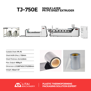 Hoàn toàn tự động PP <span class=keywords><strong>PS</strong></span> nhựa tấm phim máy đùn Thiết bị dây chuyền sản xuất giá tại Trung Quốc bây giờ - Product Image 3