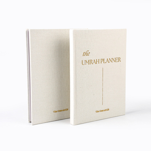 Agenda hebdomadaire et mensuel avec couverture en lin, carnet de liste de tâches avec onglets mensuels colorés - Product Image 4