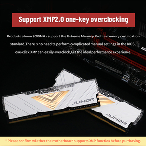 JUHOR de Alta Velocidade DDR4 3600MHz 32GB/16GB * 2 CL18 1.35V Desktop <span class=keywords><strong>Laptop</strong></span> Servir Função ECC Compatível para Jogos - Product Image 2