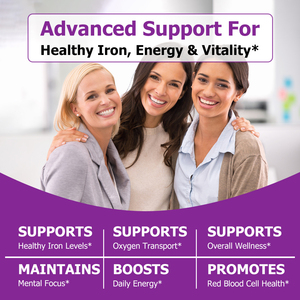 High Quality Iron <b>Liquid</b> Drops with Elemental Iron Hemoglobin Improves Focus Energy Helps Sustain Optimal Fruity Flavor - Product Image 5
