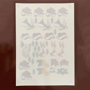 Papier jet d'encre A4 blanc A.DSon, papier imprimable pour <span class=keywords><strong>tatouage</strong></span>, motifs personnalisés, décoration corporelle <span class=keywords><strong>temporaire</strong></span>, autocollant de <span class=keywords><strong>tatouage</strong></span>, 10 ensembles - Product Image 1