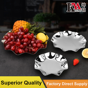 Hogar cocina comedor hospitalidad exquisito espejo multifuncional pulido Acero inoxidable plato de fruta bandeja de aperitivos - Product Image 2