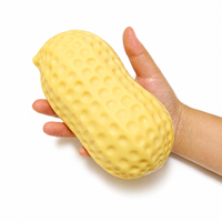 Jouet Squishy Géant Cacahuète Réaliste à Remontée Lente, Jouet Sensoriel Doux Anti-Stress à Presser 16cm 280g Pour 14 ans et plus