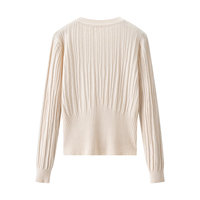 Ensemble 2 pièces pour femmes, pull à col rond à manches longues uni en 3 coloris, jupe longue à taille élastique, mode décontractée