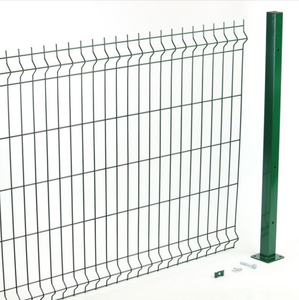 Malla de Alambre de Hierro <span class=keywords><strong>Verja</strong></span> De Ciclon Sostenible, Paneles de Malla Metálica, Valla 3D Verde para Casa - Product Image 2