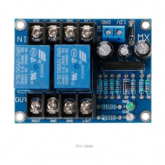 UPC1237 Module Dual Channel Speaker Protection Board Circuit Board DC 12-24V Boot Mute Delay S927