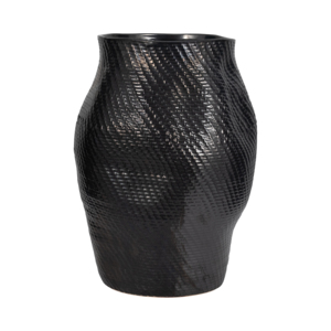 Vaso in ceramica con design testurizzato per soggiorno, decorazione per la casa, vaso per fiori, camera da letto, interni di casa - Product Image 3