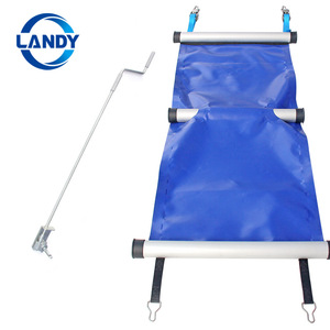 ผ้าคลุมสระน้ำแลนดี้ หนา 1.5 มม. ผลิตจาก PVC สีฟ้า ทนทาน ป้องกันแสงแดด สำหรับสระว่ายน้ำเป่าลม - Product Image 5
