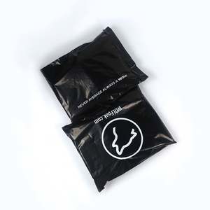 Biodegradable Black Couirer Bag with logo Custom Self Adhesive Shock Resistance Printed Postal Courier Bag for Packaging - Product Image 5