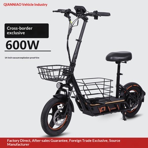 <span class=keywords><strong>Trottinette</strong></span> <span class=keywords><strong>électrique</strong></span> tout-terrain haute performance 600W avec moteur brushless pour adultes, pneus de 14 pouces, double frein à disque mécanique - Product Image 5