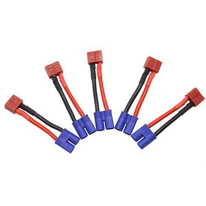 カスタムTプラグメス-EC3オスコネクタバッテリーケーブル12AWG RCカー用トラック飛行機リポリーパックケーブル - Product Image 2