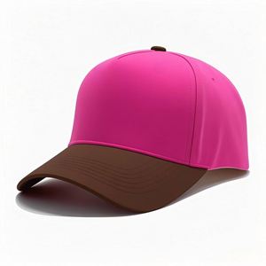 Casquette de baseball sportive DEYA avec logo personnalisé, bicolore, imperméable, en coton 100%, à visière plate incurvée, style hip-hop, snapback - Product Image 1