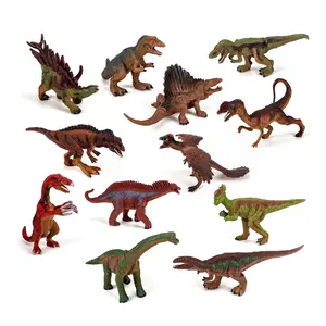 EPT 12Pcs Pvc Dinosaur Toy Set Educational Figure Animals Dinosaurs Models Gifts Small Stuff Baby Dinosaur Toys Animal For Kids