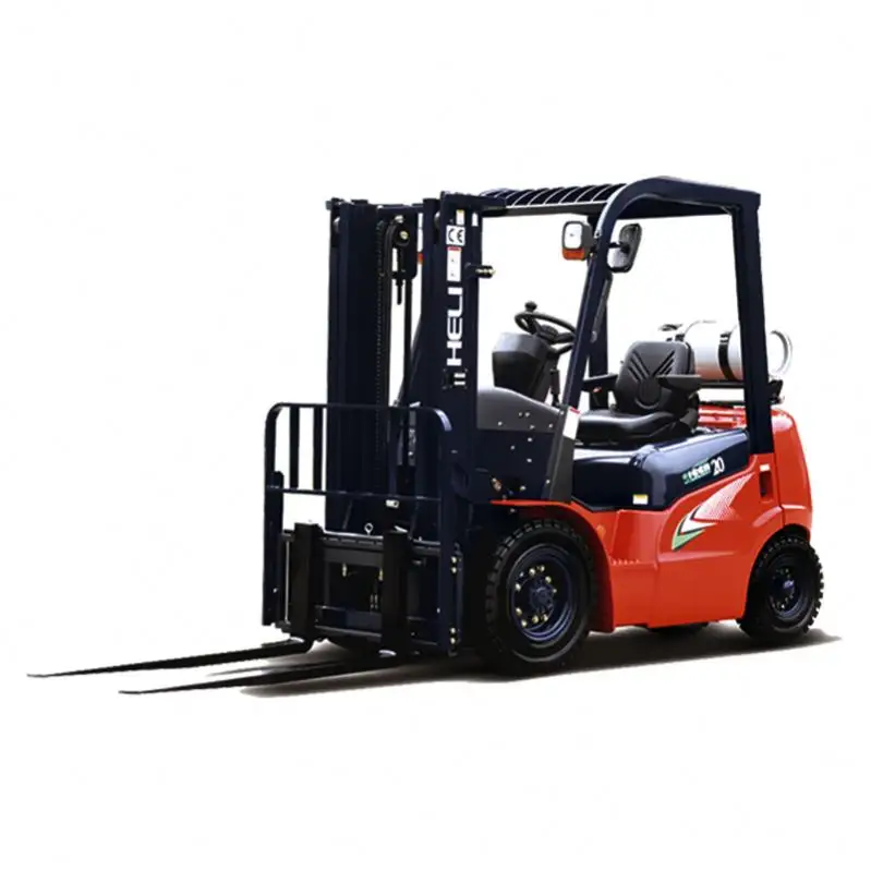 HELI 1,5 Ton mini Grua Horquilla Container Fork Lift 20 Ton 25 Ton 30 Ton Big Diesel Forklift con neumáticos duales CPCD15