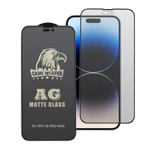 Mobile Phone Matte Tempered Glass AG Frosted Smooth Touch Screen Protector for iPhone 11 12 13 14 pro max 8 plus Xs