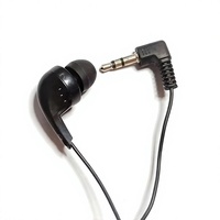 Senxinda – Écouteurs intra-auriculaires mono filaires 3,5 mm à bas prix, avec cordon de 1,2 m en PVC, idéaux pour les voyages en avion et les bus touristiques