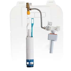 Cisterna de inodoro empotrada de doble descarga de PP de alto impacto para proyectos de ingeniería de renovación de baños en el hogar y hoteles - Product Image 4