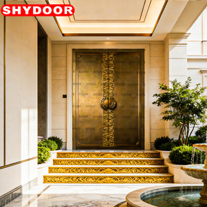 <span class=keywords><strong>Puerta</strong></span> <span class=keywords><strong>de</strong></span> Seguridad <span class=keywords><strong>de</strong></span> Aluminio Tallada, Doble Corte Láser, Aleación <span class=keywords><strong>de</strong></span> Ferretería, <span class=keywords><strong>Puerta</strong></span> <span class=keywords><strong>de</strong></span> Entrada <span class=keywords><strong>de</strong></span> Lujo para Villa, Estilo Herencia - Product Image 2