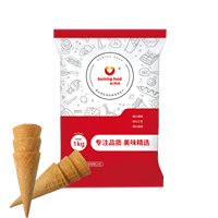 Poudre de pré-mélange pour cornet de crème glacée en gros, 1 kg, emballage en sachet, gaufre, rouleau d'œuf, poudre de cornet de crème glacée de qualité commerciale