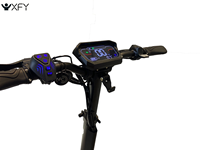Trottinette électrique tout-terrain 10 pouces haute puissance 1000W avec démarrage par carte NFC, clignotants gauche/droite, pédale lumineuse, livraison rapide en 5 jours