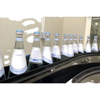 Ligne de production de machines de remplissage automatique de bouteilles en verre, équipement d'embouteillage et de bouchage d'eau minérale