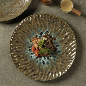 Yayu Chaozhou fábrica nuevos productos Japón cerámica único color rectangular barbacoa platos porcelana platos planos - Product Image 6