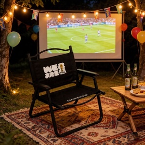 كرسي كيرميت قابل للطي مرخص لكأس العالم لكرة القدم 2026، مقعد محمول متين للاستخدام الخارجي لمشجعي الرياضة وفعاليات الملاعب والتخييم - Product Image 4