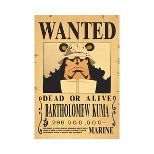 Affiche recherchée en une seule pièce sur papier kraft vintage, idéale pour les objets de collection d'anime en e-commerce - Product Image 5
