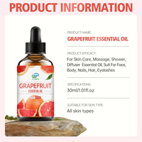 Minyak Esensial Biji Grapefruit 100% Murni Cold Pressed Manis Segar Bernutrisi Cairan Citrus untuk Perawatan Rambut & Kulit Minyak Tubuh Khusus