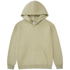 Sweat à capuche unisexe épais et solide 380 GSM grande taille avec logo personnalisé automne - Product Image 1