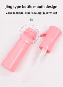 Botella de Spray de Plástico Reutilizable de 200ml 300ml 10oz 500ml con Pulverizador Fino Continuo para Salón de Belleza - Product Image 3