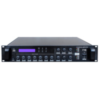 Amplificador Mezclador de Clase D de Doble Canal FY-2250M, Compatible con Bluetooth, USB y MP3, con Diseño de Montaje en Rack de 2U