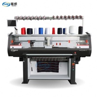 Mesin Rajut Kerah dan Manset Model Baru MaxZing 2026 60 Inci 16G Full Jacquard, Mesin Rajut Datar untuk Kerah Rib