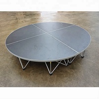 Le podium rond extérieur d'étape de tambour facile assemblent l'étape mobile pour l'événement