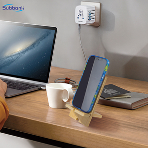 Subbank thăng hoa khoảng trống gỗ DIY in ấn điện thoại di động đứng thăng hoa trống tre điện thoại di động chủ - Product Image 4