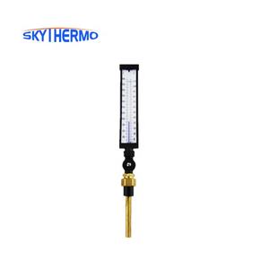Thermomètre en verre à angle droit à lecture instantanée de 9 pouces, réglable en forme de V, liquide bleu ou <span class=keywords><strong>rouge</strong></span> à l'intérieur, thermomètre pour usage maritime - Product Image 1