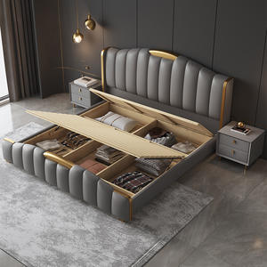 Home Bedroom Furniture Set Queen Bed Frame Double Single king Size Letto <strong>Camas</strong> Matrimonial Muebles <strong>De</strong> Dormitorio Up-holstered - Product Image 3