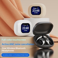 Q29 Earphone Bluetooth Nirkabel dengan Pengait Telinga, Headset Olahraga yang Aman untuk Lari dan Gym, Nyaman Dipakai untuk Pria dan Wanita