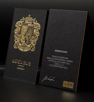 Cartes de visite en carton texturé, impression de logo en relief, cartes de visite personnalisées, papier de luxe, cartes de visite avec logo en feuille d'or, cartes de remerciement