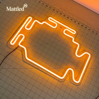 Enseigne néon LED personnalisée jaune 'Check Engine' pour garage, décoration murale pour salle de réparation automobile