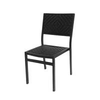 Fauteuil de salle à manger en rotin avec structure en aluminium pour extérieur, toutes saisons, idéal pour les hôtels, jardins et restaurants - Vente en gros