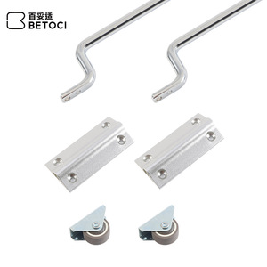 Betoci Extended Auxiliary Hidden Desk Rail 8mm Solid Rod Smooth Slide For Desk <b>Office</b> Tabletop - Product Image 4