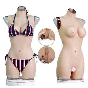 Set Completo di Corpo Artificiale Realistico in Silicone Taglia L con Piastra Toracica e Imbottitura per Glutei per Crossdressing da Uomo a Donna - Product Image 2