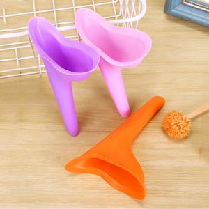 Silikon Portabel Travel Urinoir Corong untuk Wanita Perempuan Urinoir Wanita Berdiri Piss Portabel Toilet Urinoir - Product Image 3