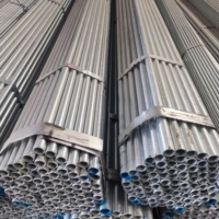 Tuyaux en acier galvanisé ronds de 6 mètres, 3 pouces, ERW, tube de clôture en acier galvanisé, fournisseurs de tuyaux galvanisés offrant un service de découpe