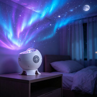 Projecteur d'étoiles Galaxie Aurore USB 5V avec télécommande, veilleuse écologique à intensité variable pour chambre romantique et fêtes